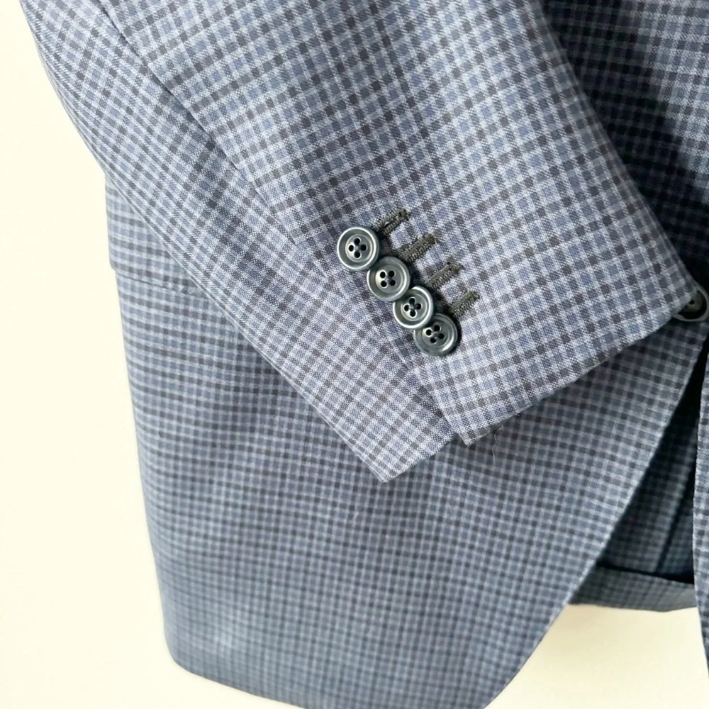 Ermenegildo Zegna Blue Wool 10 Pocket Jacket - Picture 3 of 16